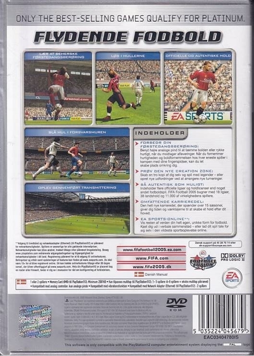 FIFA Football 2005 - Platinum - PS2 (B Grade) (Genbrug)